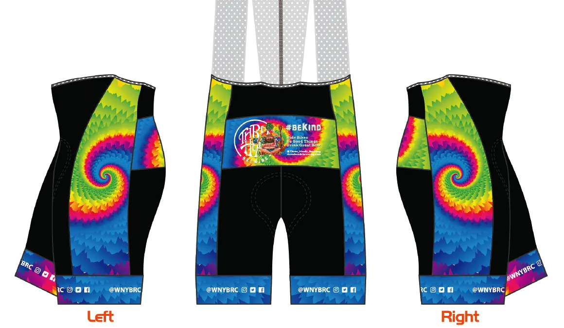 3HB "Tie-Dye" Cycling Bib Shorts