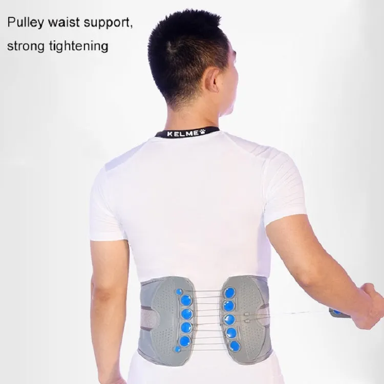 Adjustable Breathable Mesh Lumbar Support Belt, Specification: L(Black)