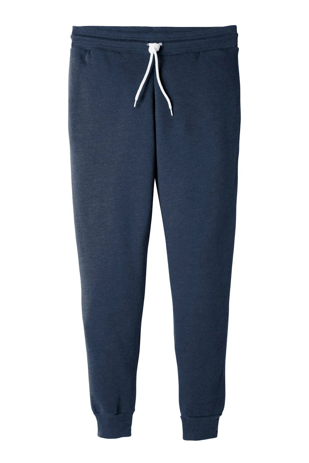 Bella   Canvas Mens Jogger Sweatpants w/ Pockets - Heather Navy Blue