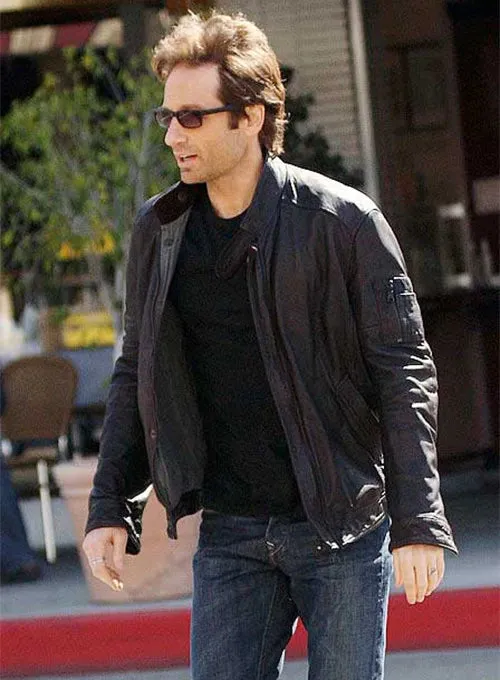 CALIFORNICATION SEASON 3 HANK MOODY LEATHER JACKET