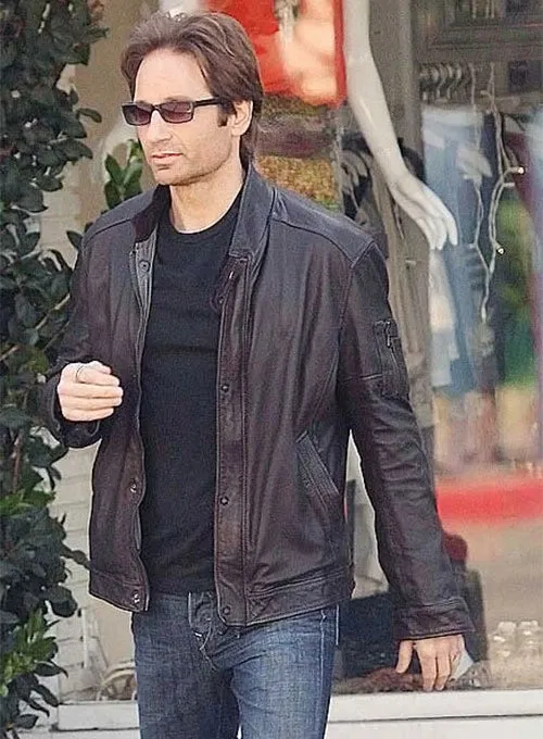 CALIFORNICATION SEASON 3 HANK MOODY LEATHER JACKET