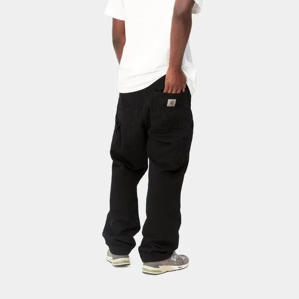 Carhartt WIP Single Knee Pant Dearborn Canvas Rinsed Black