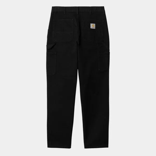 Carhartt WIP Single Knee Pant Dearborn Canvas Rinsed Black