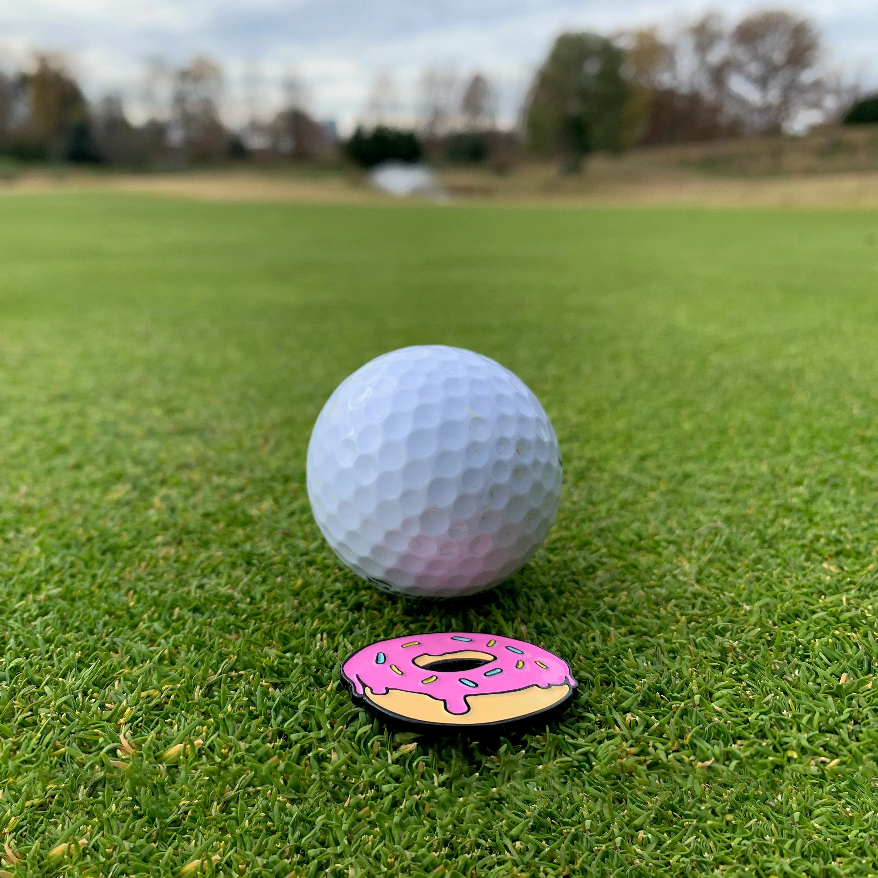 Chicken Dinosaur Golf Ball Marker by Kolorspun