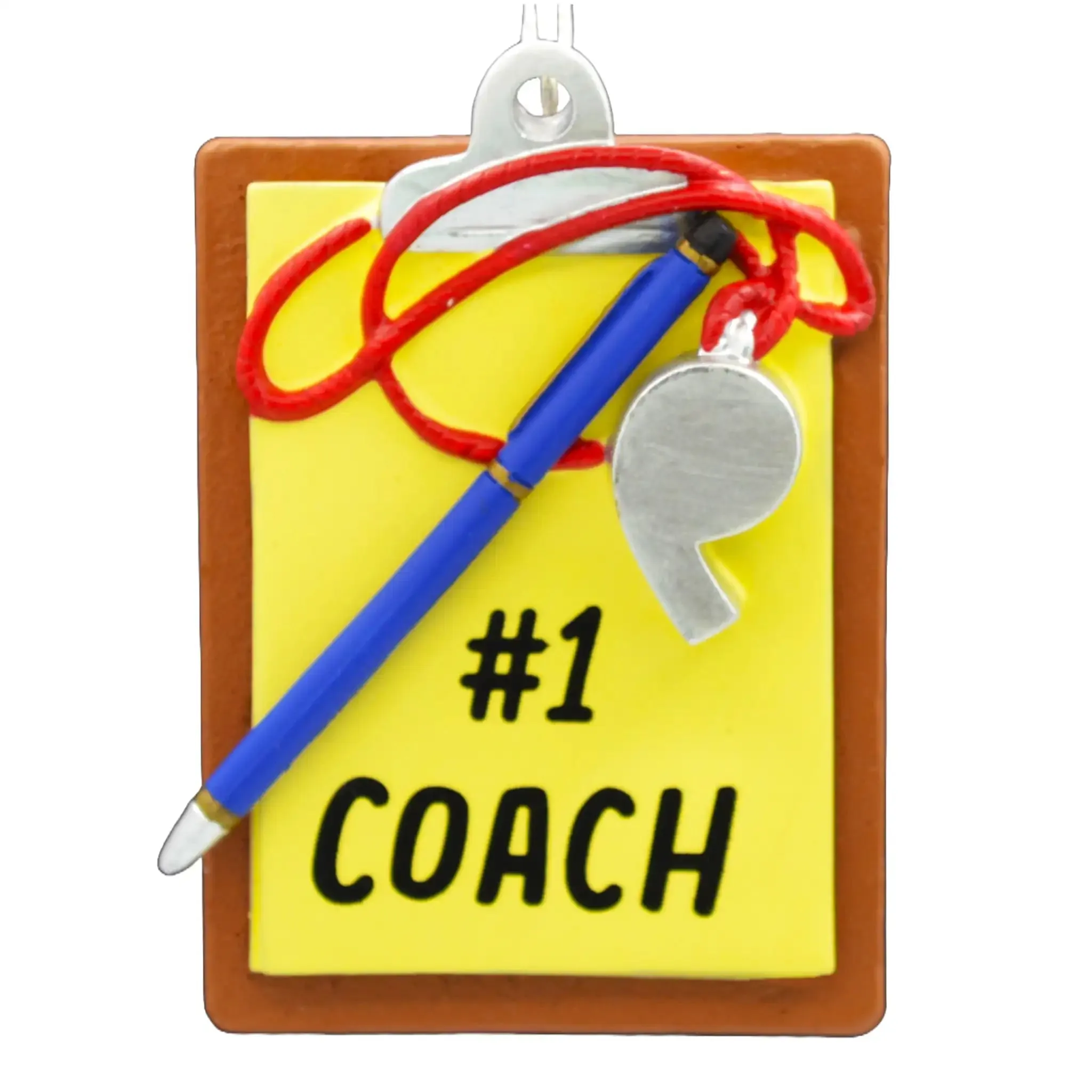 Coach Clipboard Personalized Ornament