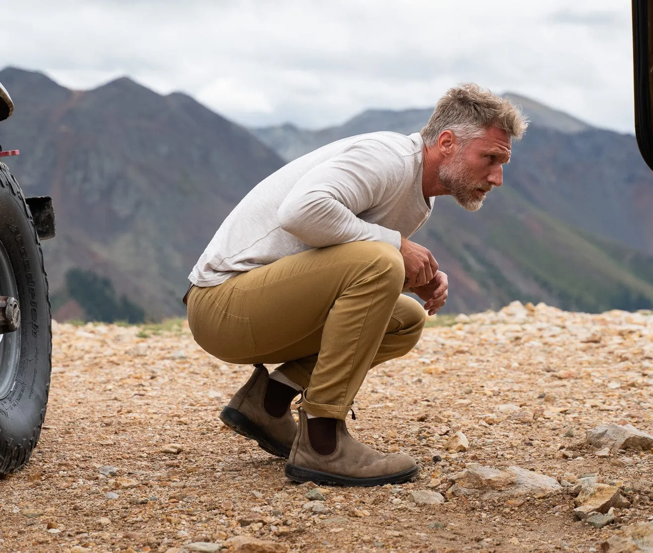 Comfort Canvas Pants - Camel