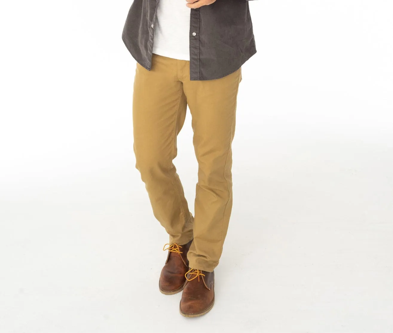 Comfort Canvas Pants - Camel