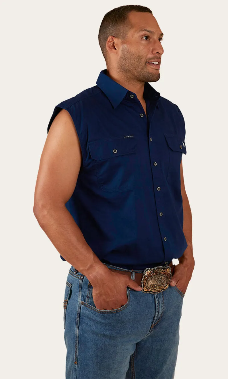 Cotton Rob Roy Men's Sleeveless Work Shirt