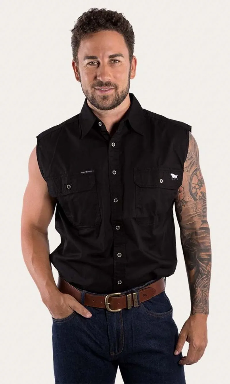 Cotton Rob Roy Men's Sleeveless Work Shirt