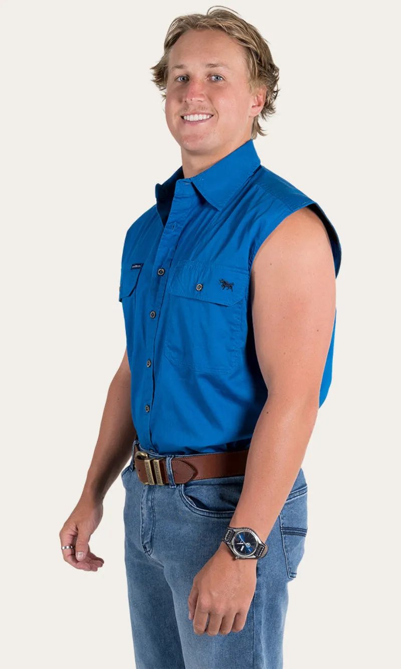 Cotton Rob Roy Men's Sleeveless Work Shirt