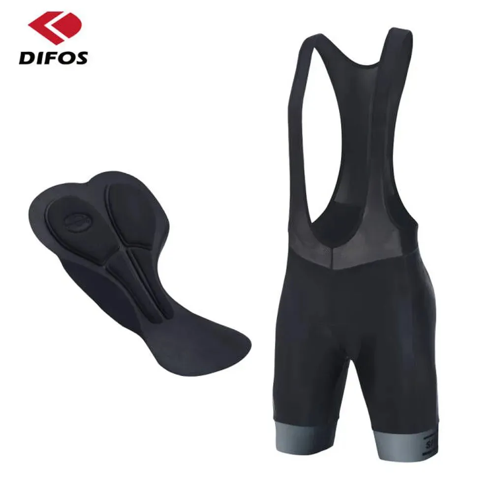 DIFOS Men Cycling Bib Shorts Mountain Bike Breathable Outdoor Wear Cycling Padded Bicycle Pants