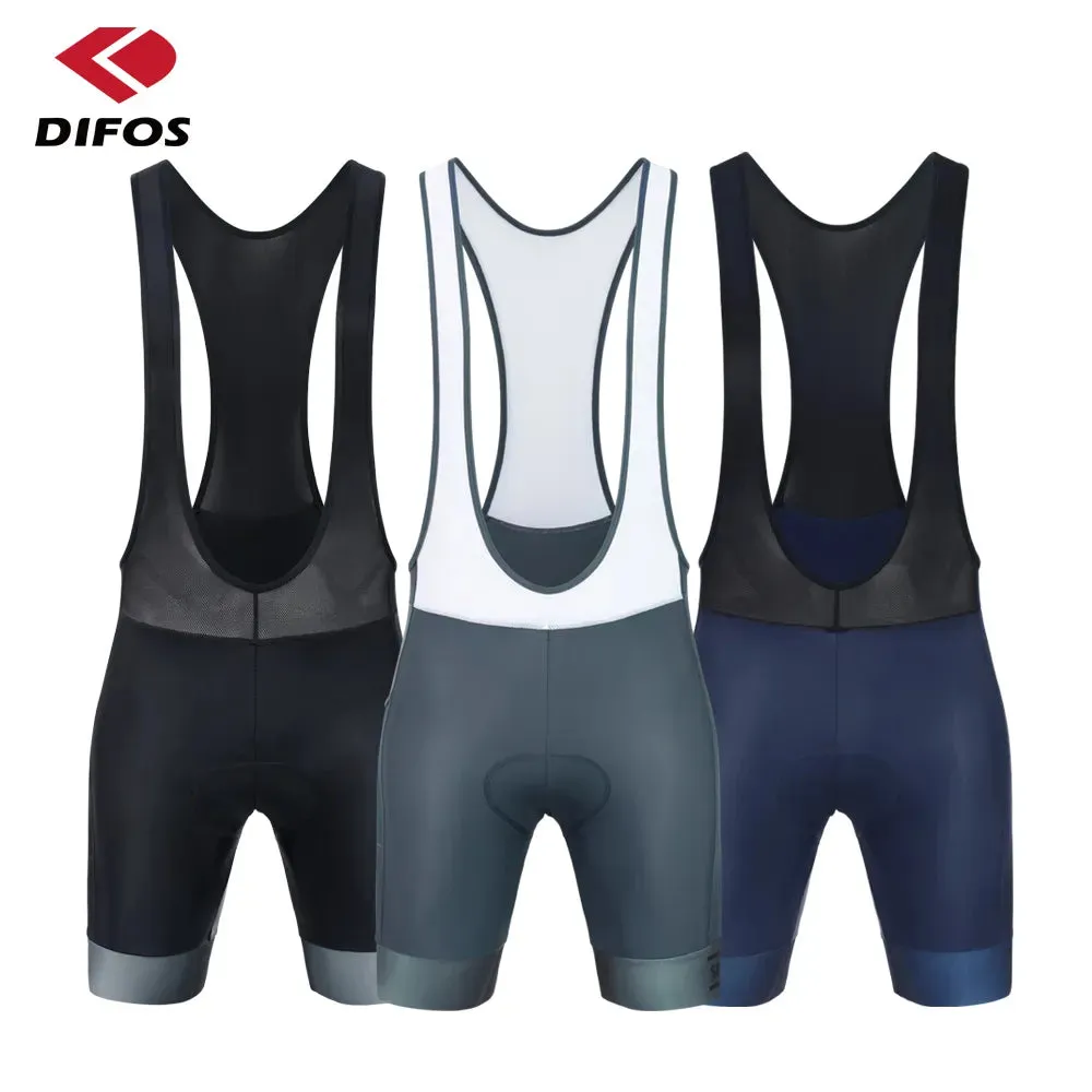 DIFOS Men Cycling Bib Shorts Mountain Bike Breathable Outdoor Wear Cycling Padded Bicycle Pants