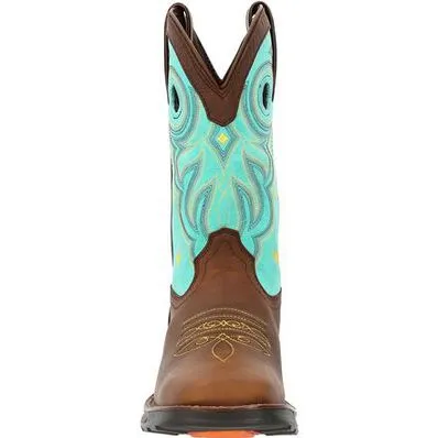 DRD0419 Durango Women's Maverick Western 10" Waterproof Pull-On Boot Soft Toe