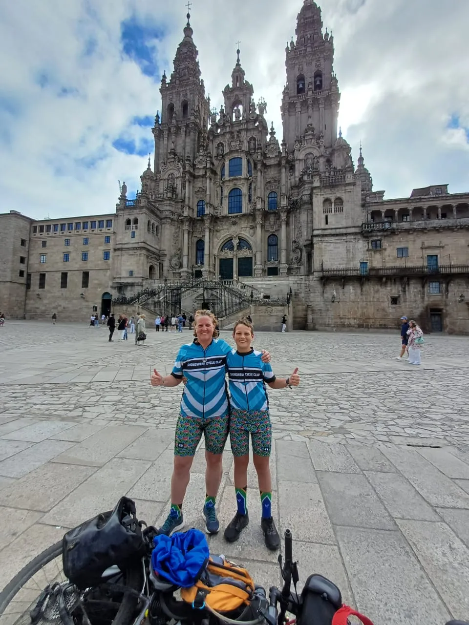 Funky Cycling Shorts - SA Flags