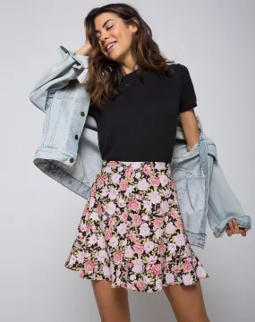 Kaykay Mini Skirt in Bloom Floral