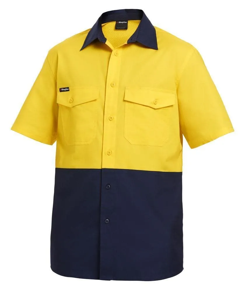 KingGee Workcool 2 Spliced Short Sleeve Work Shirt K54875