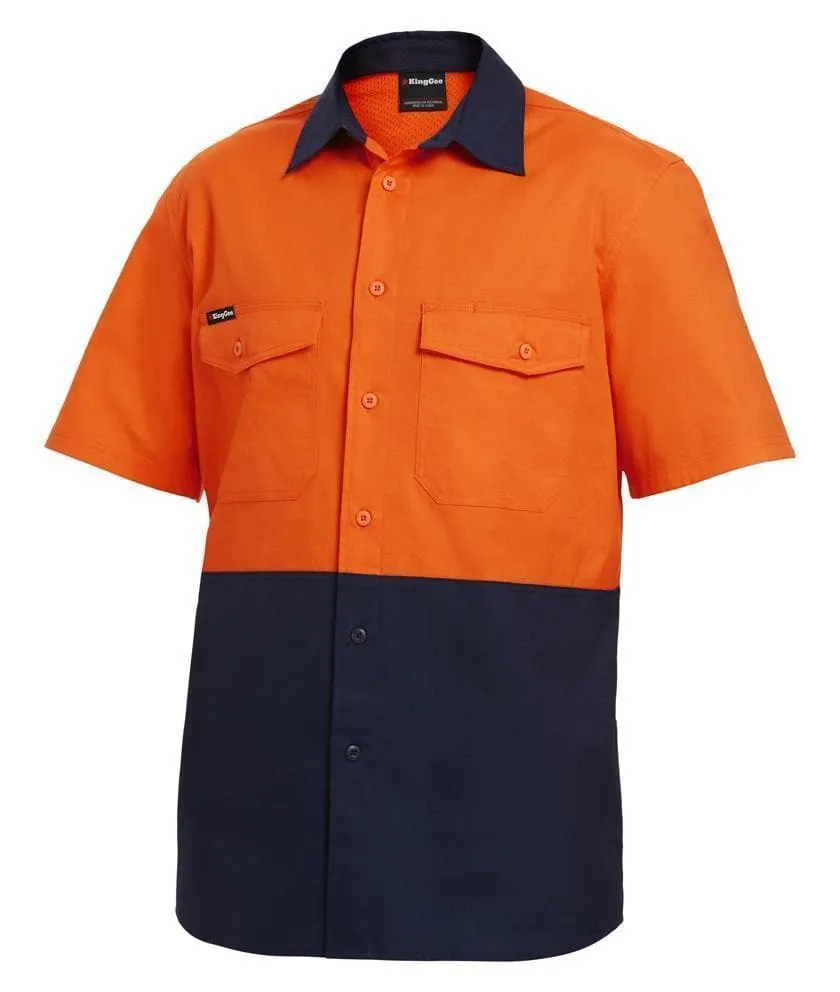 KingGee Workcool 2 Spliced Short Sleeve Work Shirt K54875