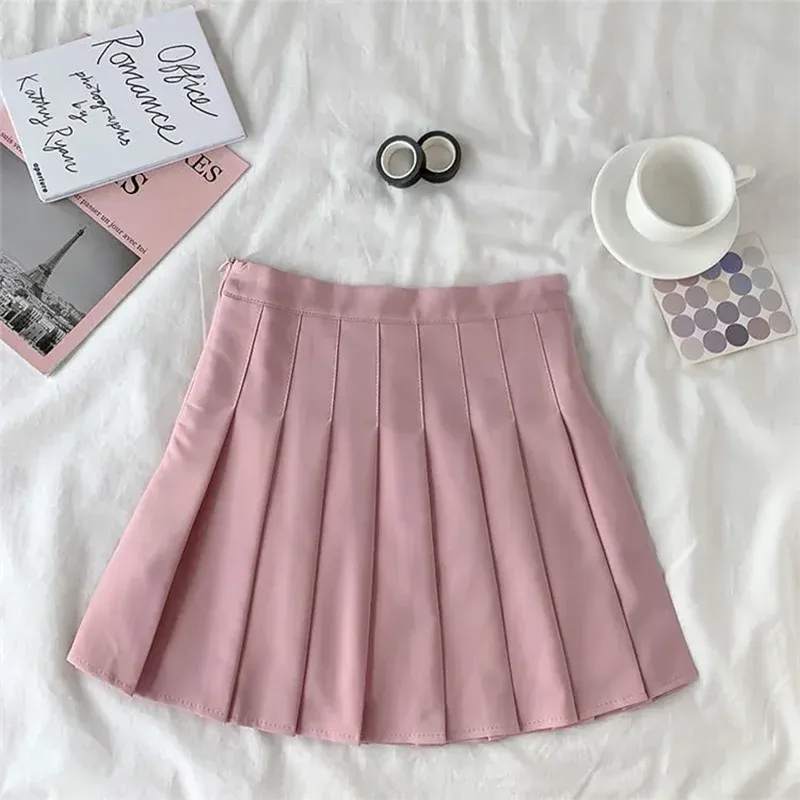 Korean Pastel High Waist Micro Sweet Style Skirts