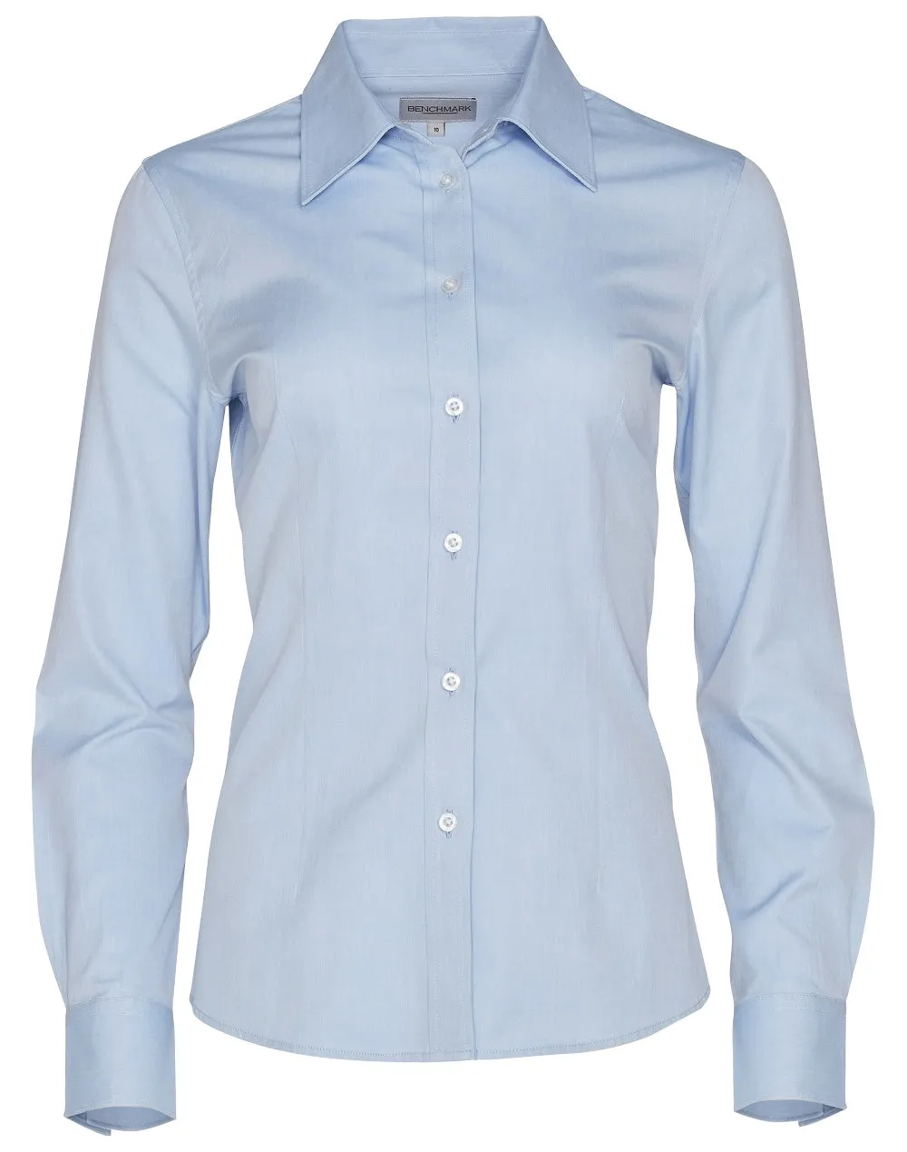 Ladies Pinpoint Oxford Long Sleeve Shirt - M8005L