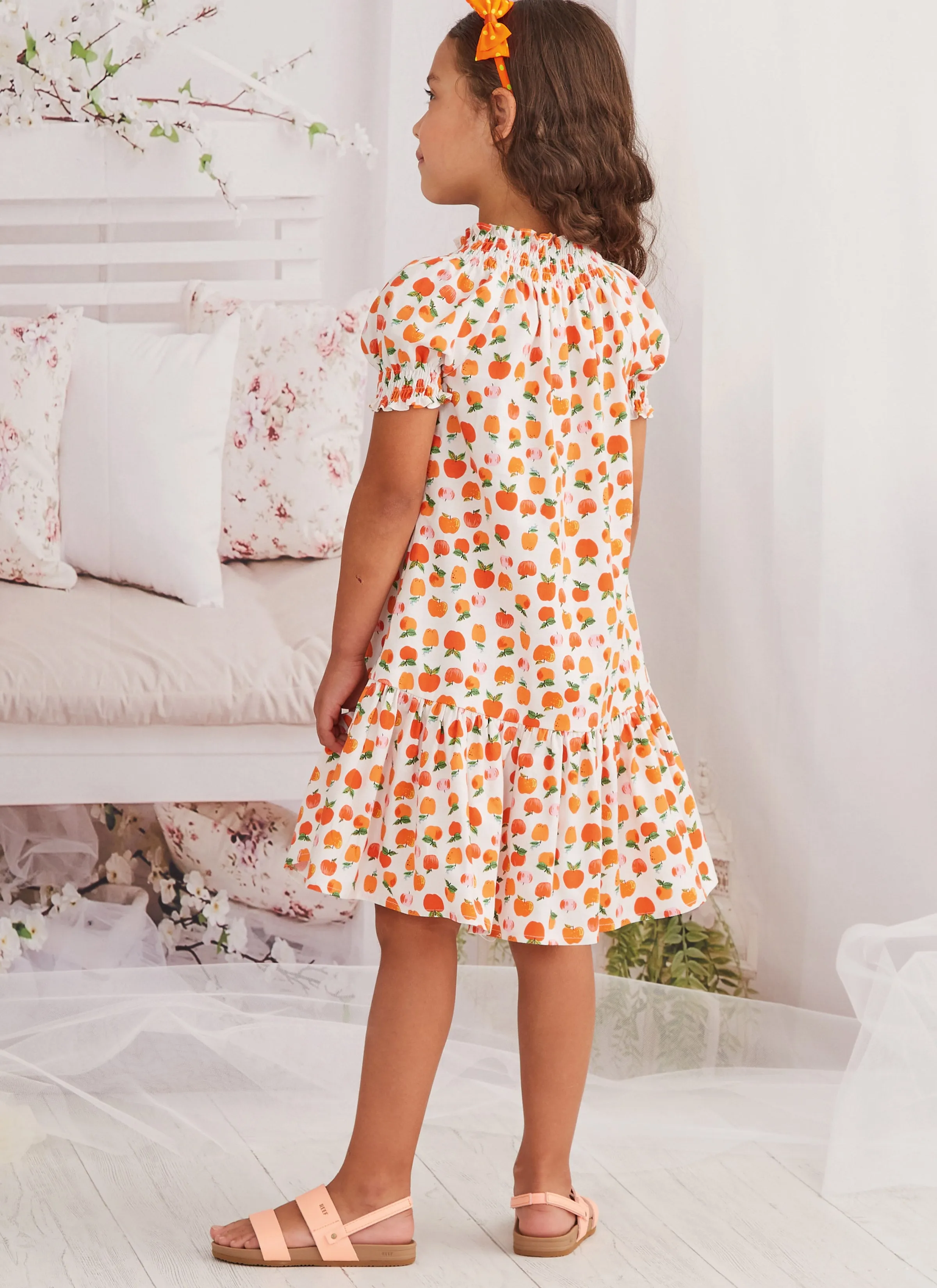 McCalls 8283 Girls' Dresses sewing pattern