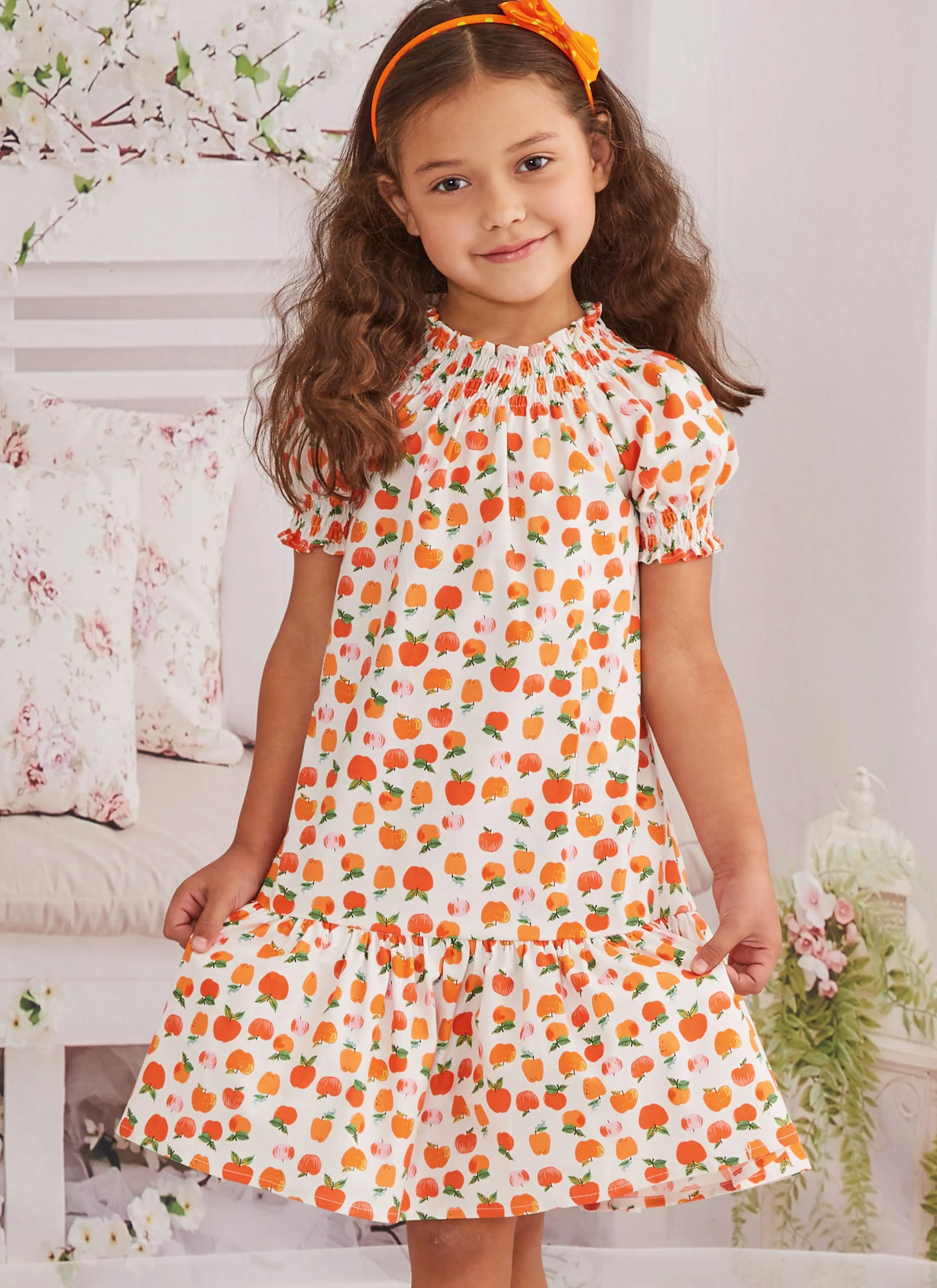 McCalls 8283 Girls' Dresses sewing pattern