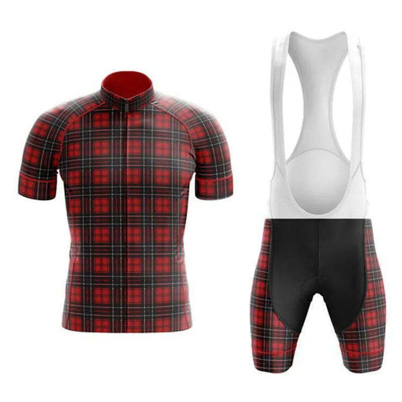 Men Cycling Tartan Collection Uniform STY-04