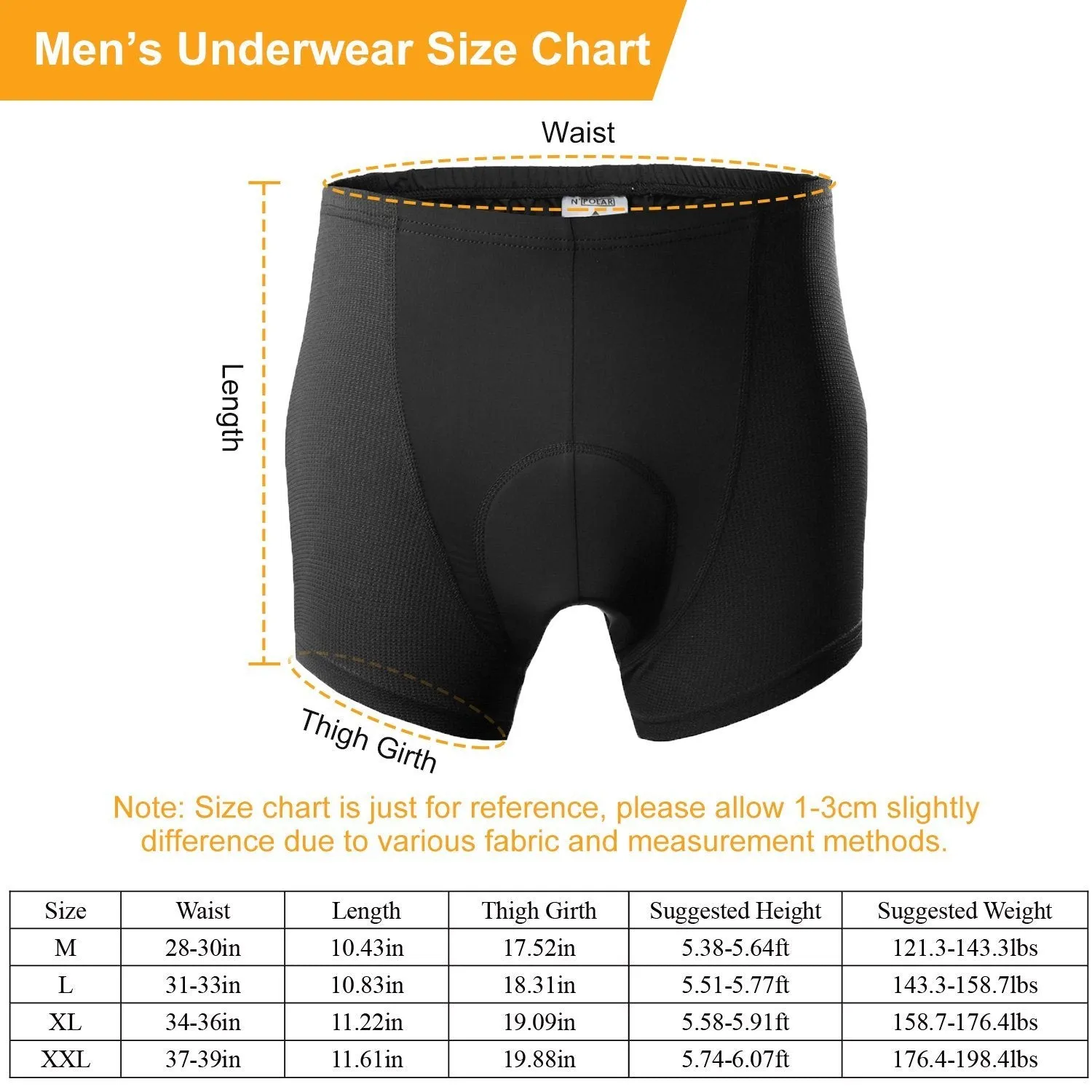 Men's Cycling Underpants Shorts