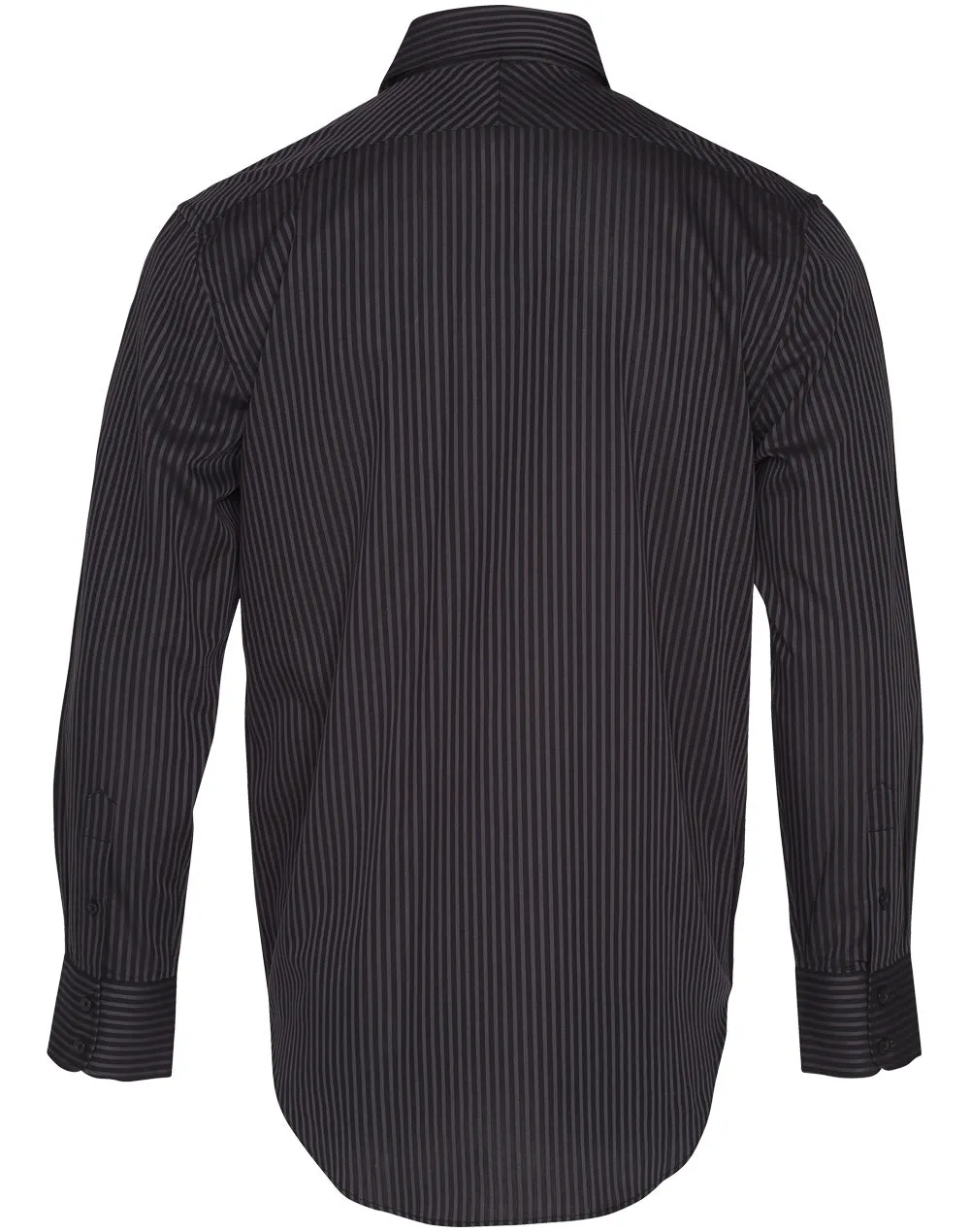 Mens Dobby Stripe Long Sleeve Shirt - M7132