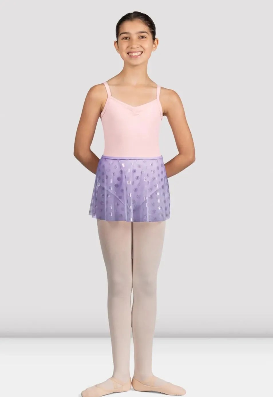 Mirella - Glow Girl Iridescent Skirt - Child (MS901C) - Lilac