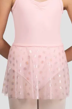 MS901C - Girls Mirella Pink Glow Girl Iridescent  Skirt - Select Size