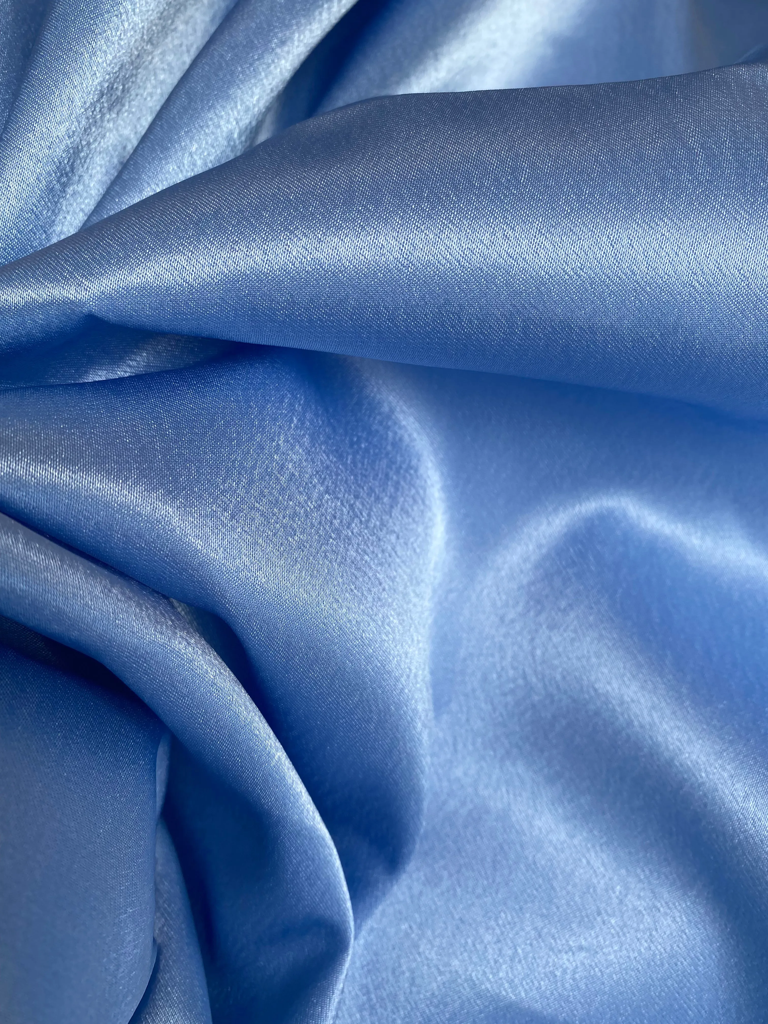 NEW Duchess Malaika "Faux Silk" Satin in Solid Cinderella Blue