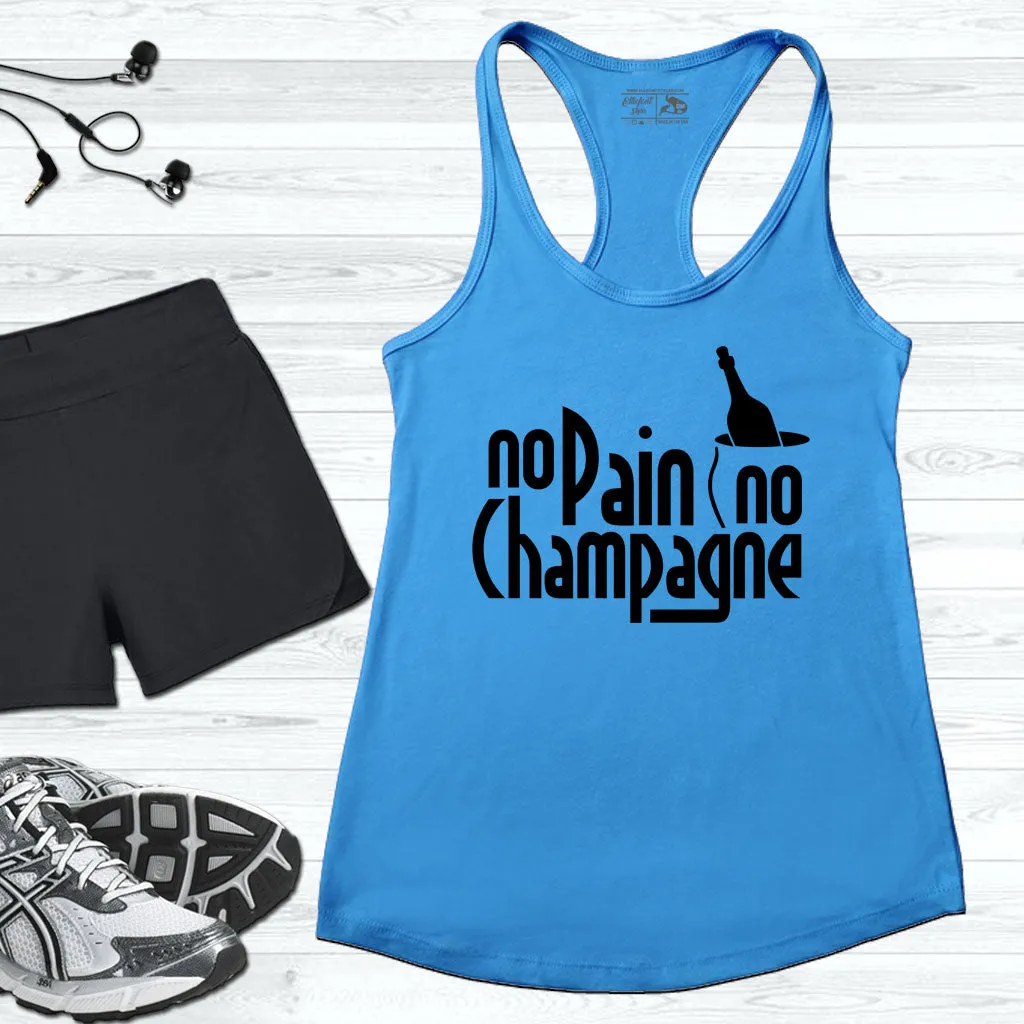 No Pain No Champagne Workout Tank Top