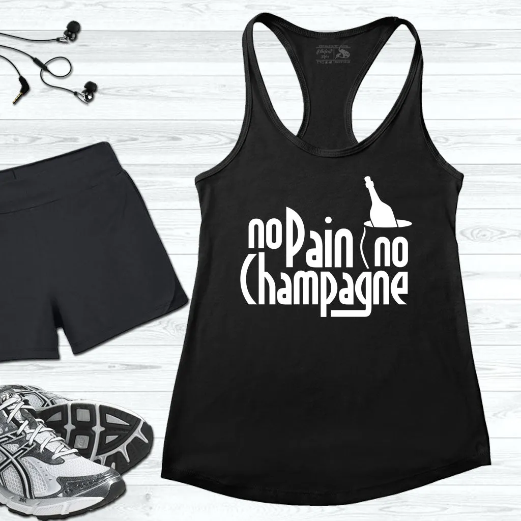 No Pain No Champagne Workout Tank Top