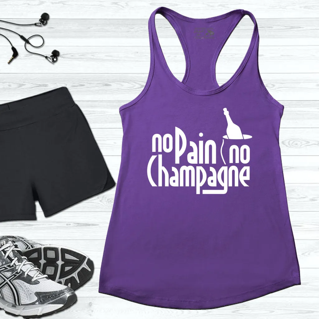 No Pain No Champagne Workout Tank Top