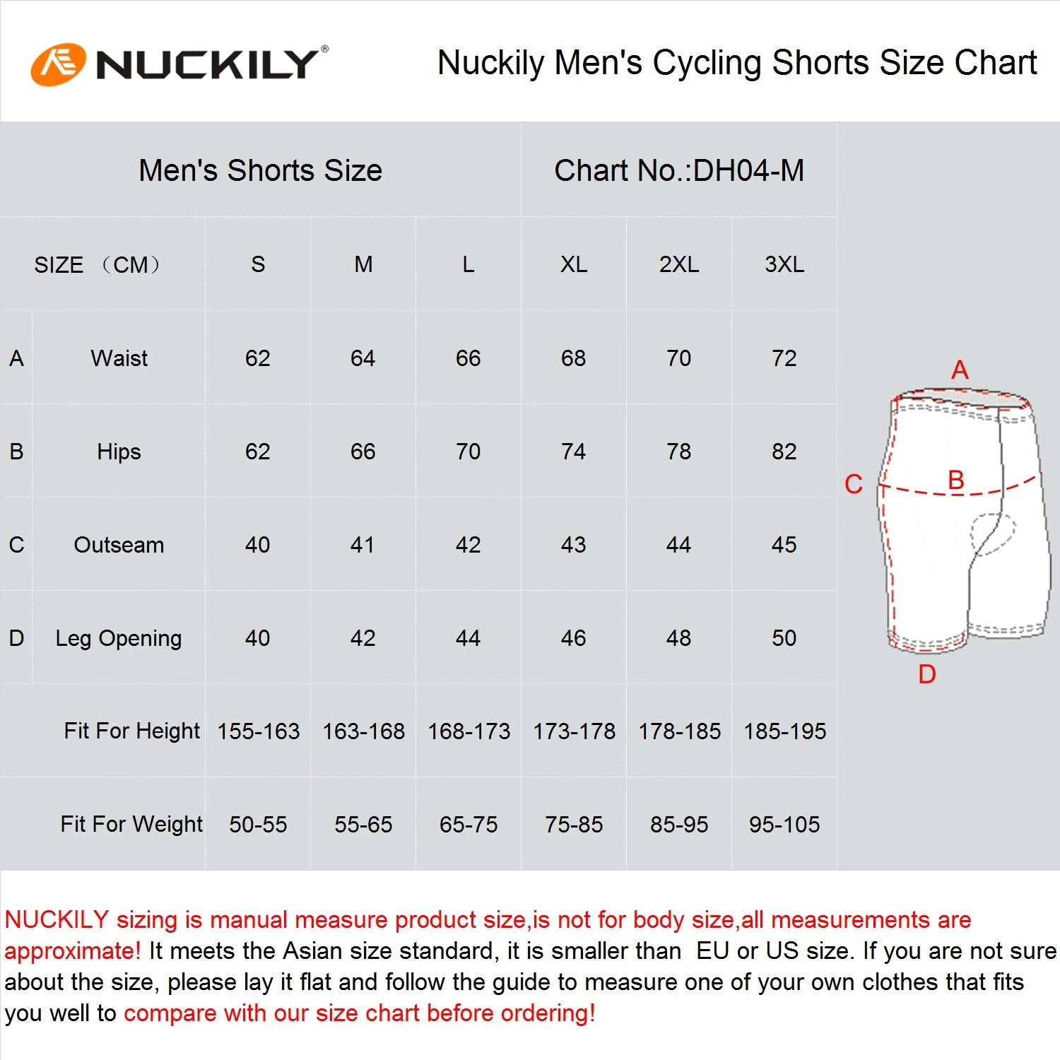 Nuckily Mycycology MB004 Gel Padded Cycling Shorts