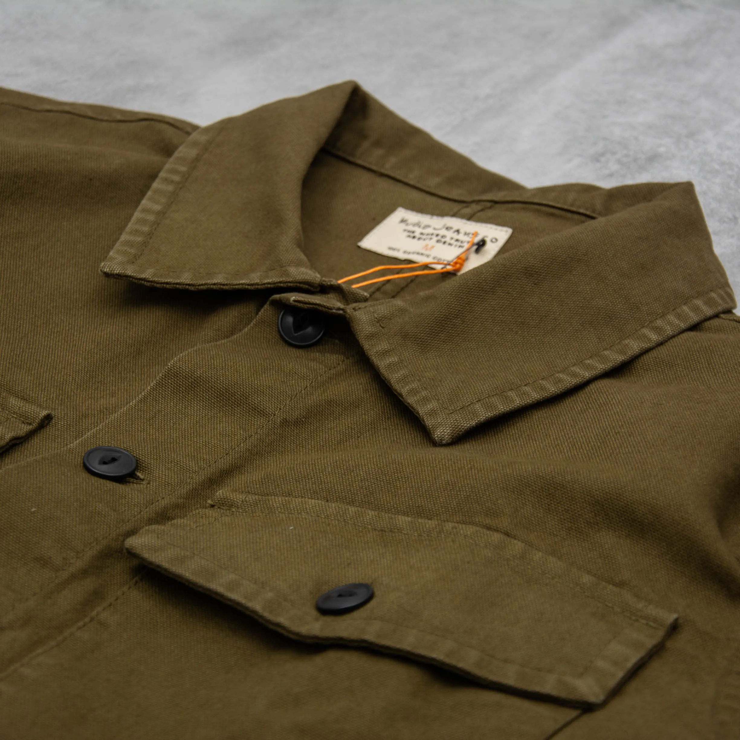 Nudie Colin Canvas Overshirt - Army