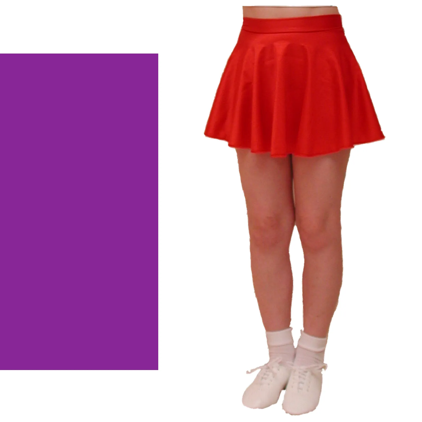 SALE - ECS - NYLON LYCRA SHORT LENGTH CIRCULAR DANCE SKIRT