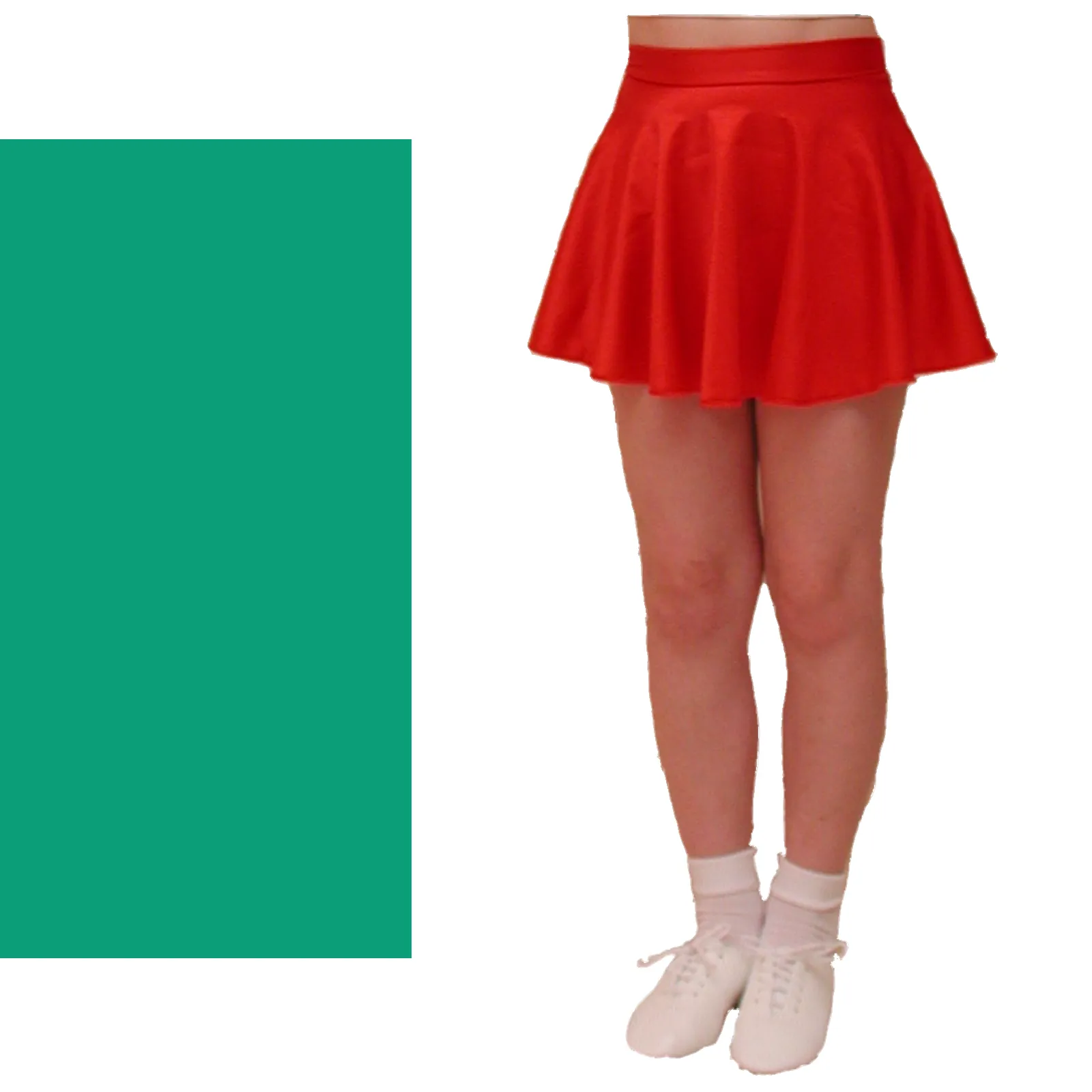 SALE - ECS - NYLON LYCRA SHORT LENGTH CIRCULAR DANCE SKIRT