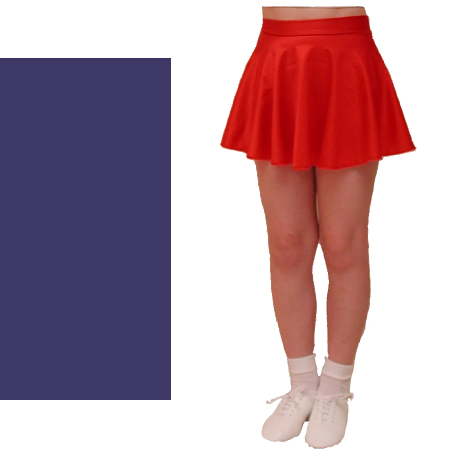 SALE - ECS - NYLON LYCRA SHORT LENGTH CIRCULAR DANCE SKIRT