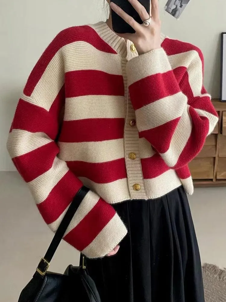 Striped Cardigan