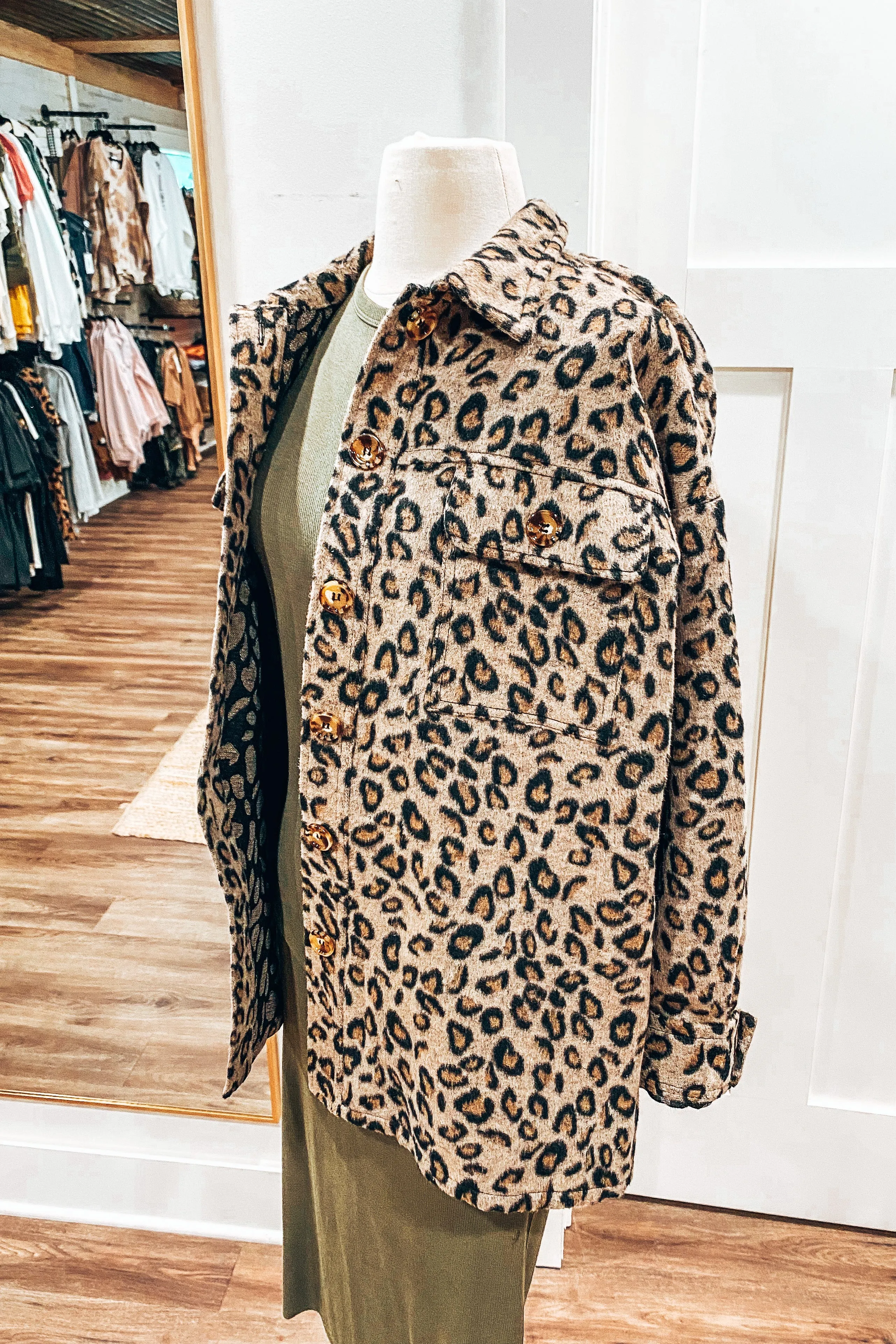 Take a Walk On the Wild Side Leopard Shacket