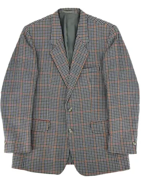 Vintage Grey Check Wool Jacket