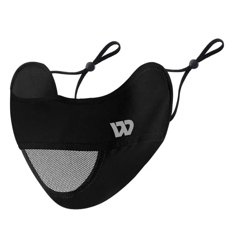 WEST BIKING Riding Ice Silk Sun Protection Breathable Outdoor Eye Corner Protection Facial Mask(Black)