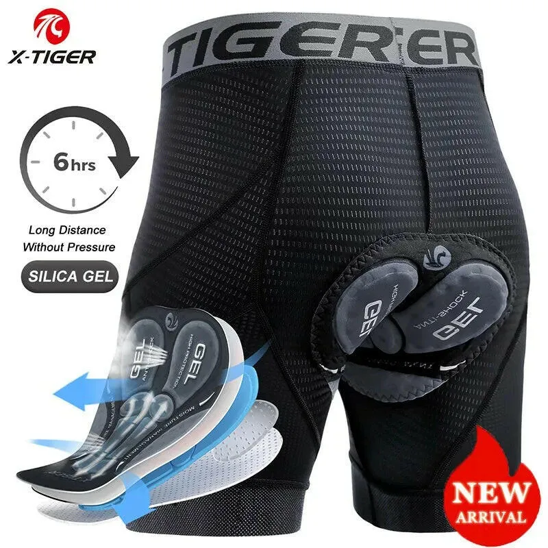 X-TIGER Cycling Shorts Breathable Mesh Cycling Underwear Gel Pad Shockproof MTB Bike Shorts Dropshipping Bicycle Underwear